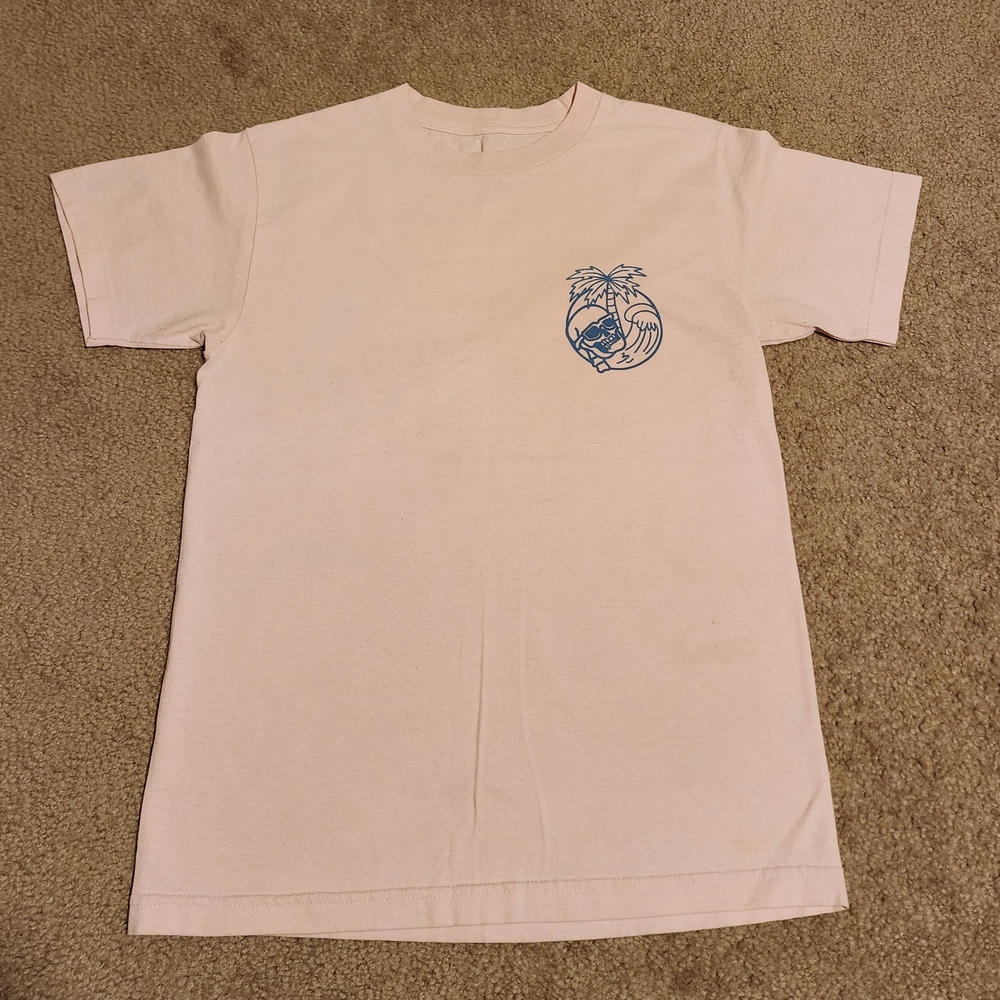 LADRTF Pink Welcome To Paradise Cotton T-Shirt Small
